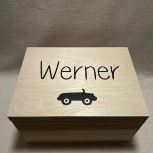 Herinneringsbox | Naam & auto