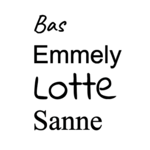 Naamsticker | 5 stuks