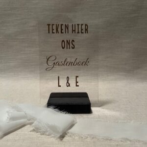 Decoratiebord | Gastenboek
