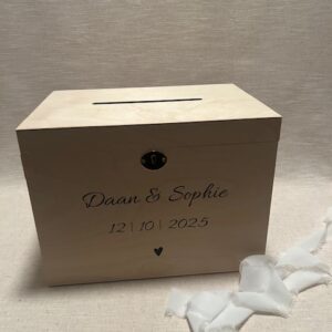 Enveloppendoos | Namen & datum