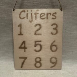 Cijferbordje | 1-9