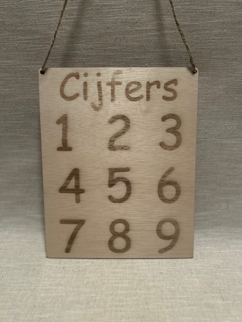 Cijferbordje | 1-9
