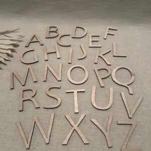 Houten letters | Alfabet
