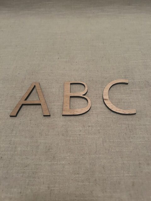 Houten letters | Alfabet - Afbeelding 2