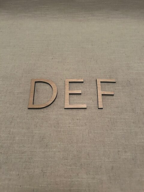 Houten letters | Alfabet - Afbeelding 3