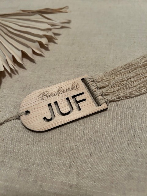 Boekenlegger | Bedankt juf - Afbeelding 2