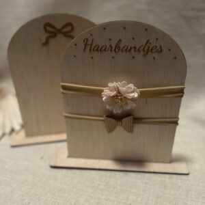 Haarbandjeshouder op standaard