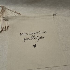 Bewaarzakje | Mijn ziekenhuisspulletjes