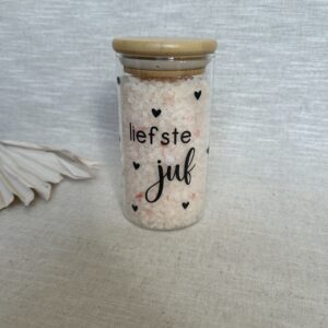 Potje met badzout | liefste juf
