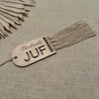 Boekenlegger bedankt juf 1