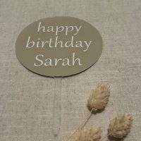 Taarttopper happy birthday