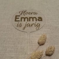 Taarttopper hoera ... is jarig